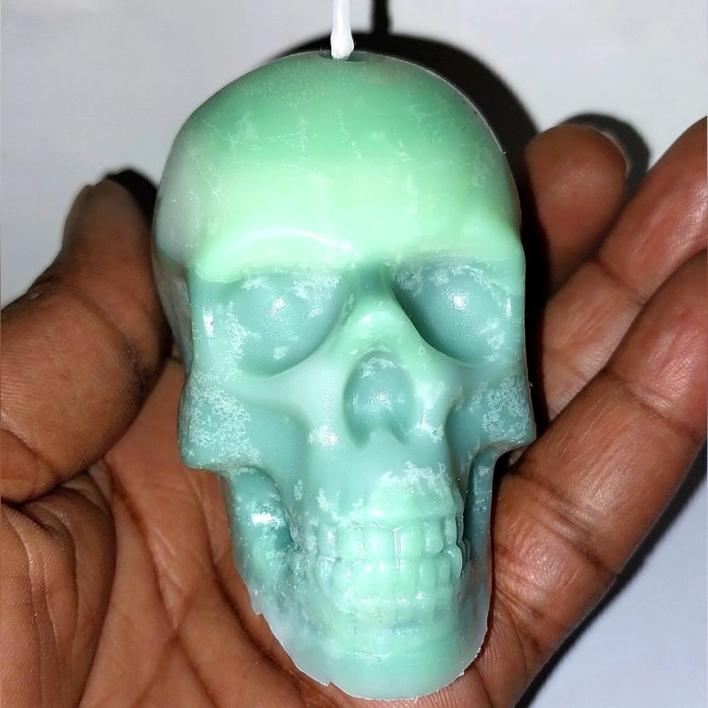 Hand crafted mini skull limited edition from our raging skull candle collection
